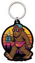 I Don't Do People Sasquatch Keychain