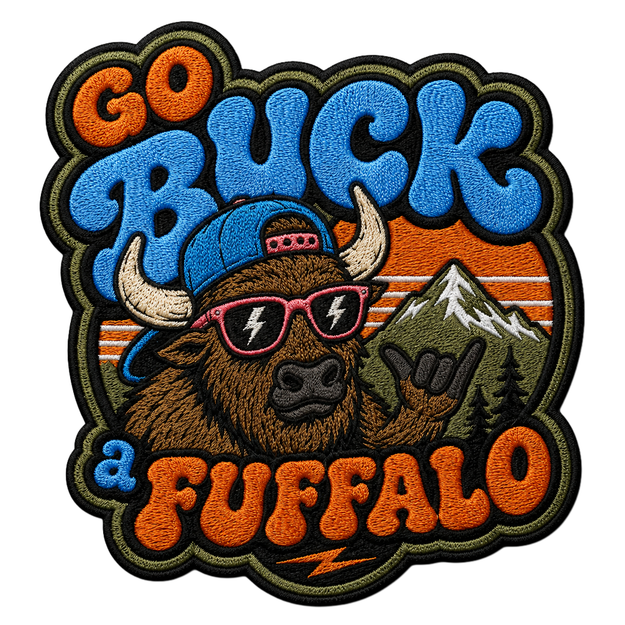 Buck a Fuffalo Patch