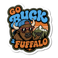 Buck a Fuffalo 4” Vinyl Sticker