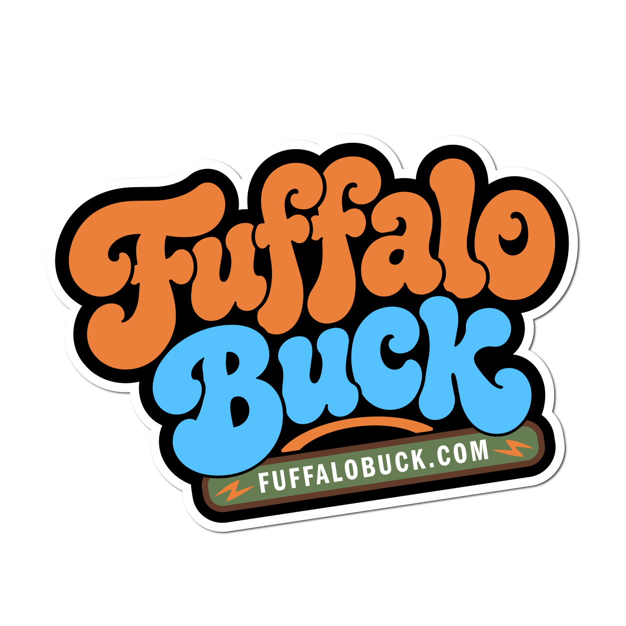 Fuffalo Buck OG Slap Pack – 3 Vinyl Stickers