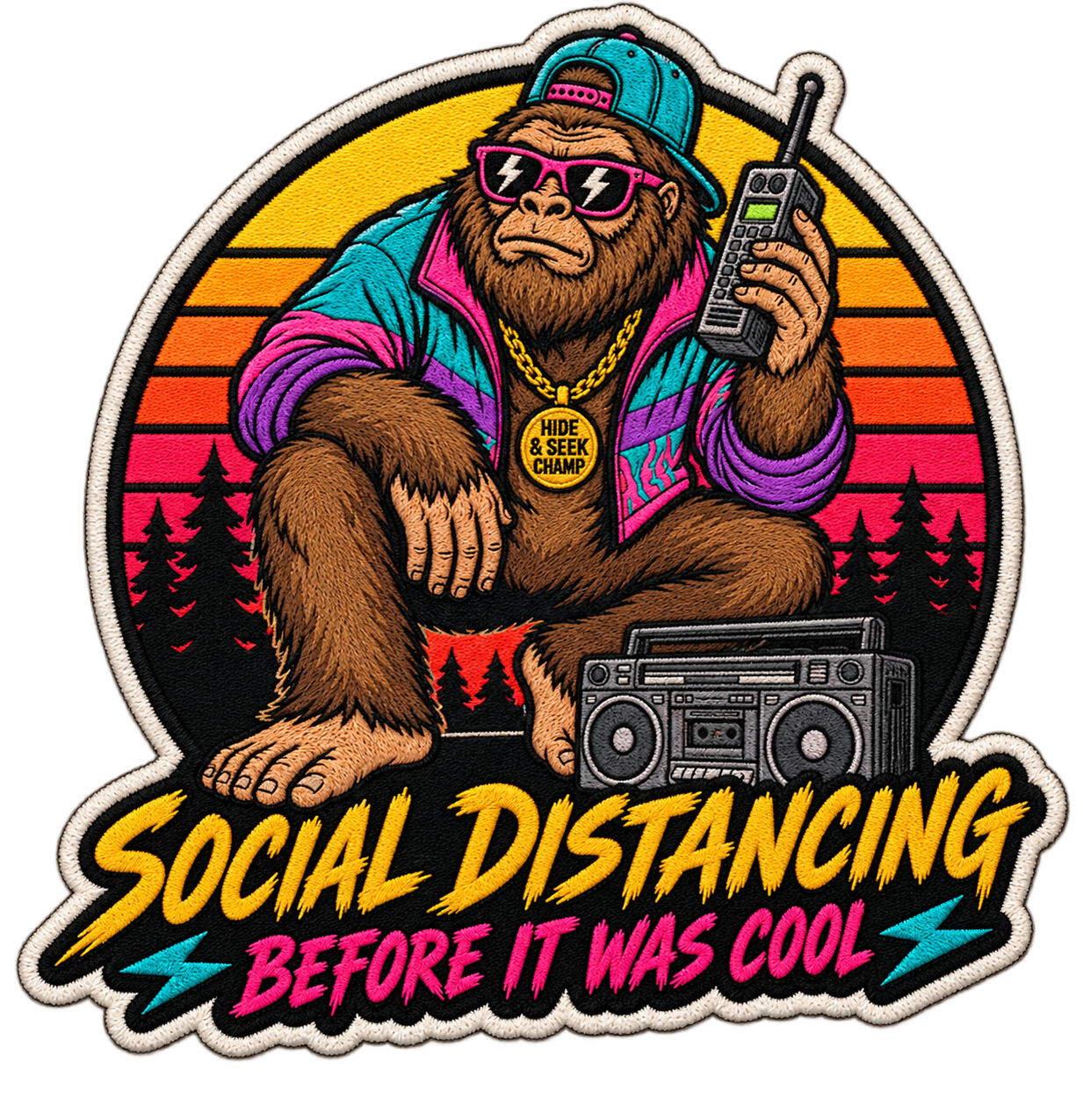 Social Distancing Before It Was Cool Patch